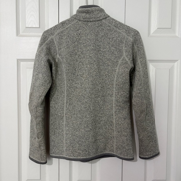 Patagonia Light Gray Full-Zip Fleece Jacket - Picture 2 of 4